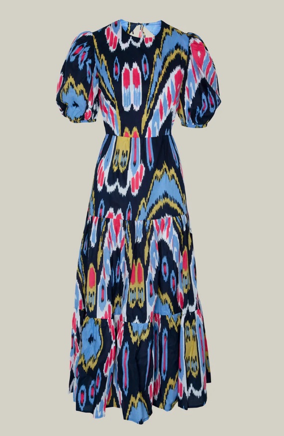 El vestido estampado ikat de Sassa de Osma