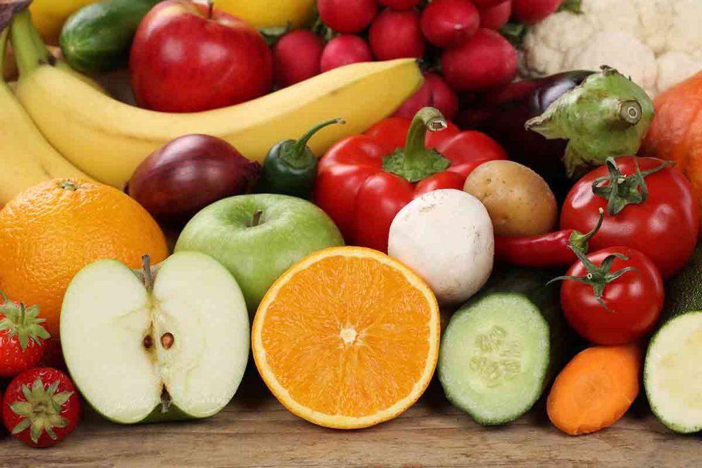 La verdura y la fruta no puede faltar en la dieta