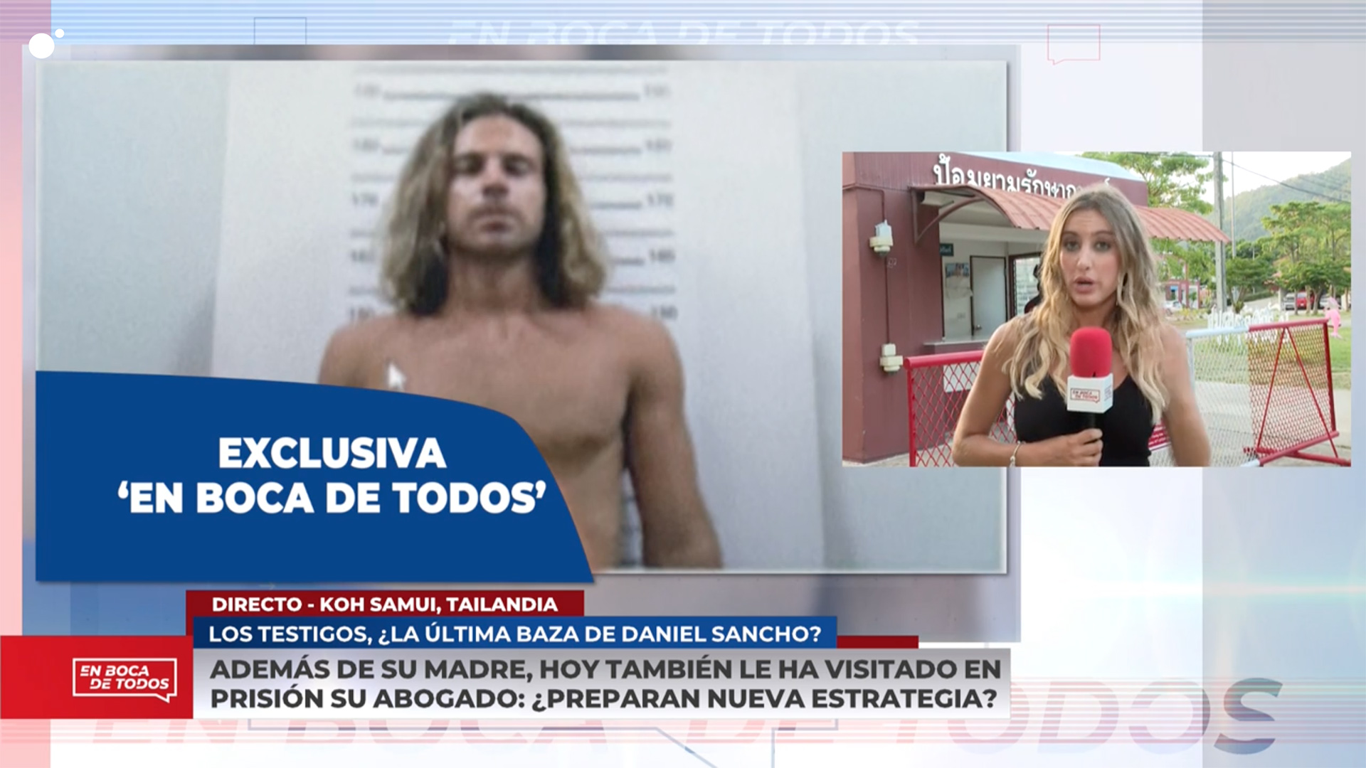 Reportera habla sobre el caso de Daniel Sancho en 'En boca de todos'.