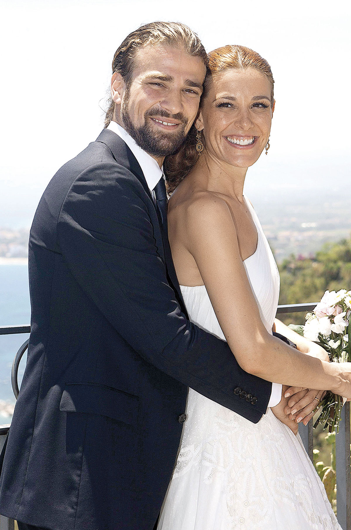 Raquel Sánchez Silva en su boda con Mario Biondo