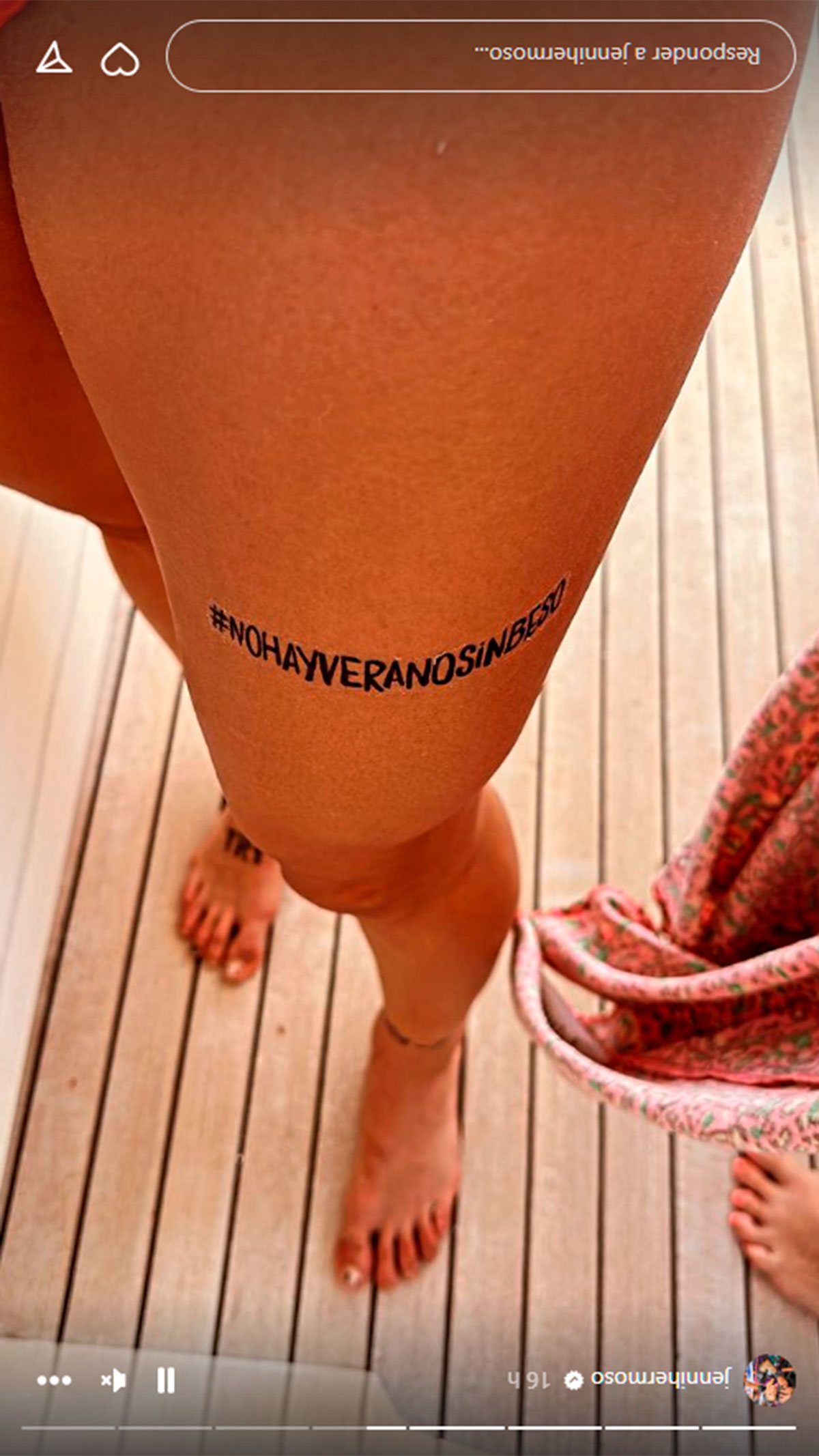 Jenni Hermoso con un tatuaje polémico