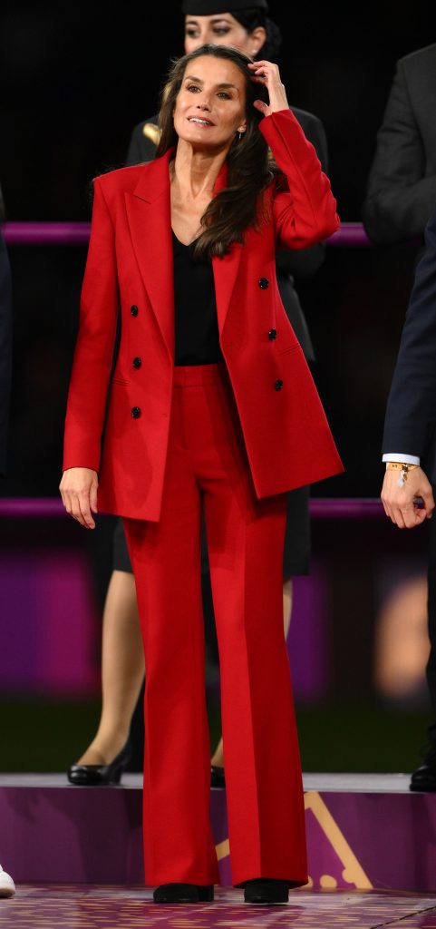 la reina letizia en la final del Mundial Femenino en Sídney
