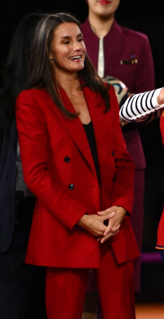 la reina letizia en la final del mundial femenino en sídney