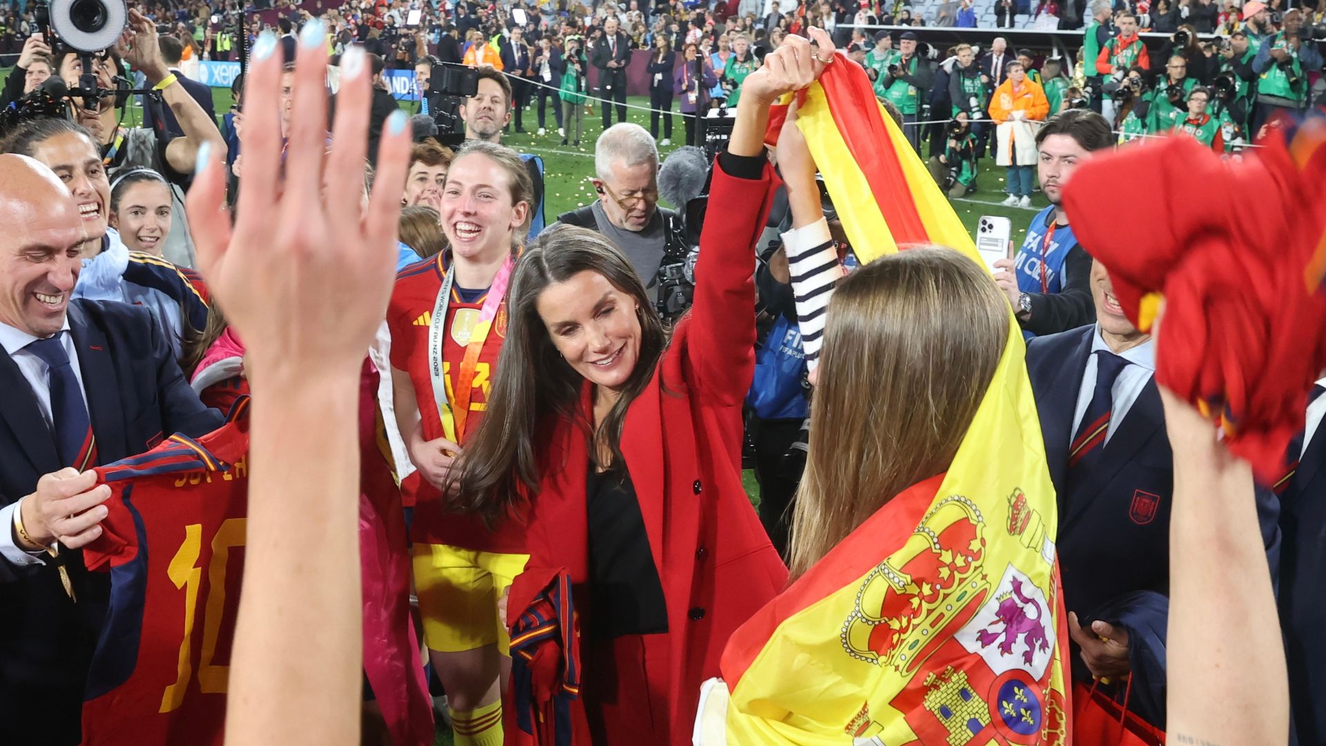 La Reina de España animaba a su hija