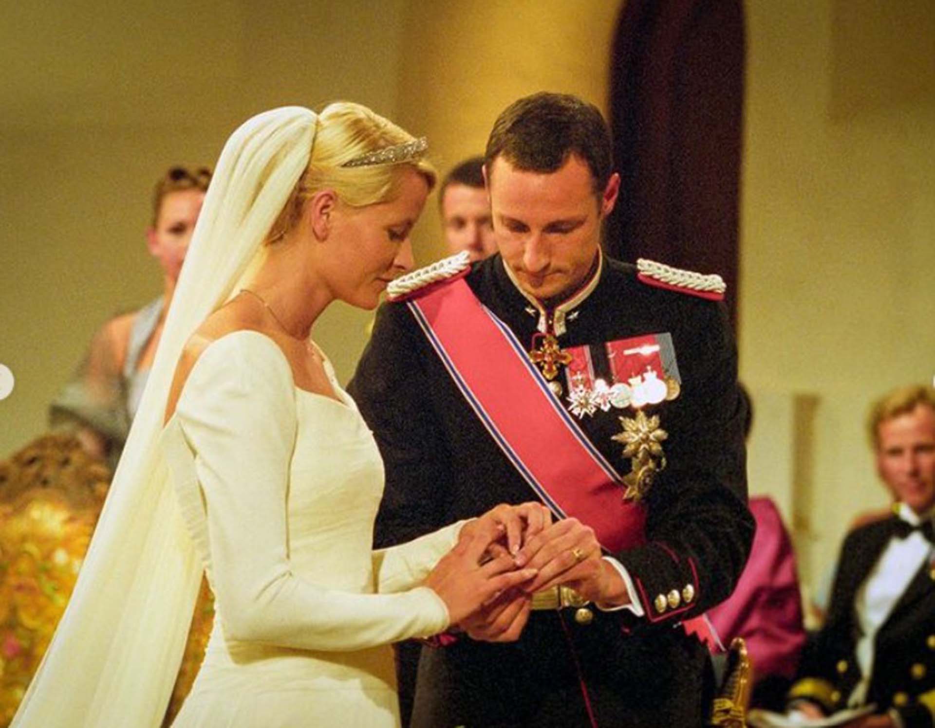 La boda entre Mette-Marit y Haakon de Noruega