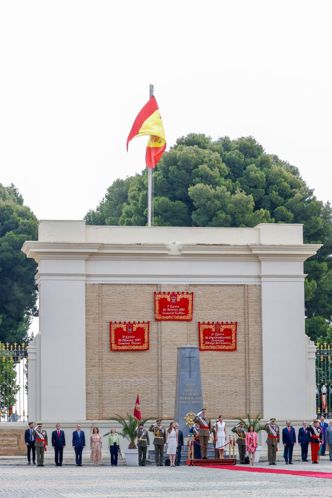 La Princesa Leonor en un acto de la Academia Militar de Zaragoza.