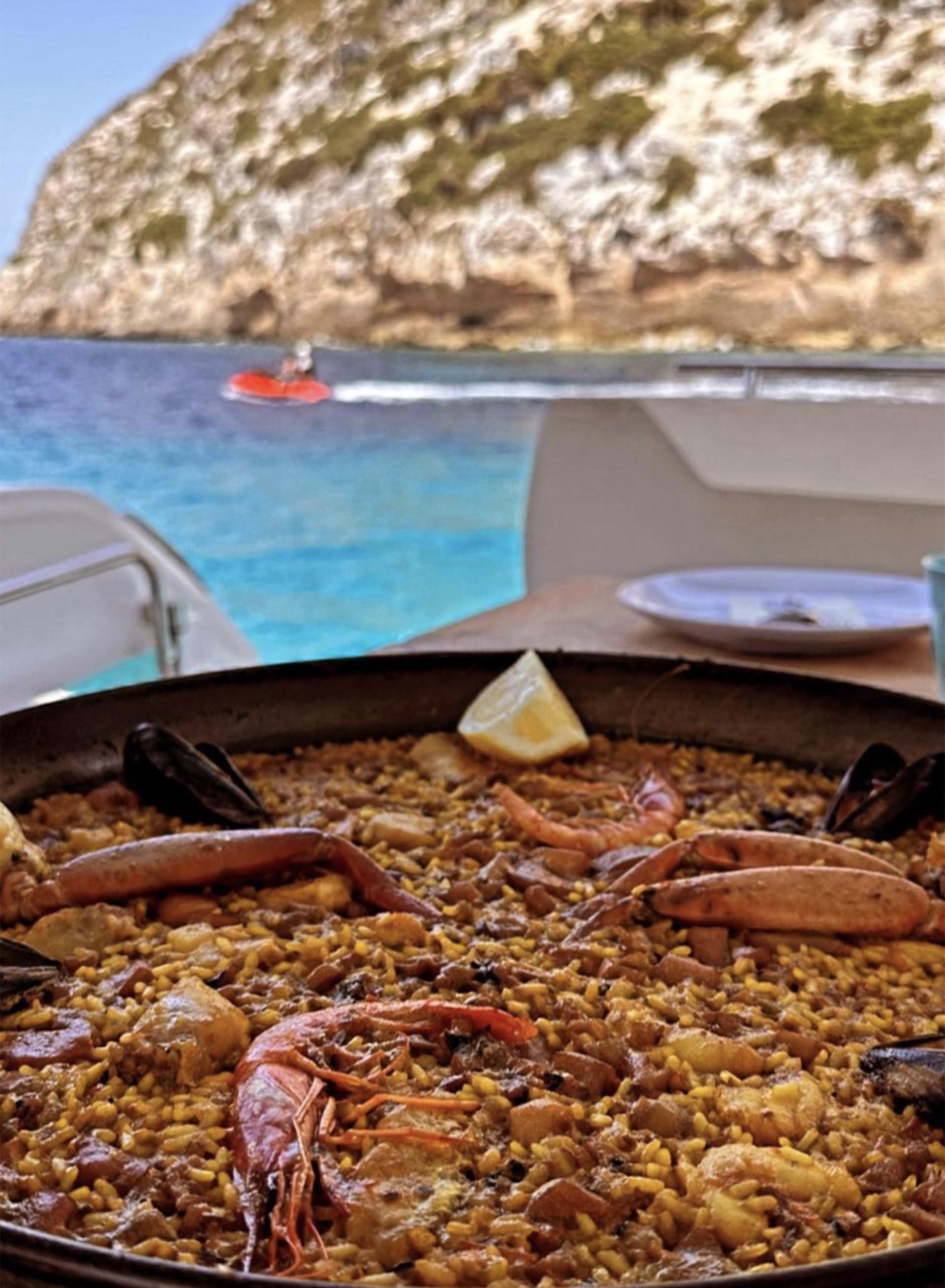 Paella en Formentera.