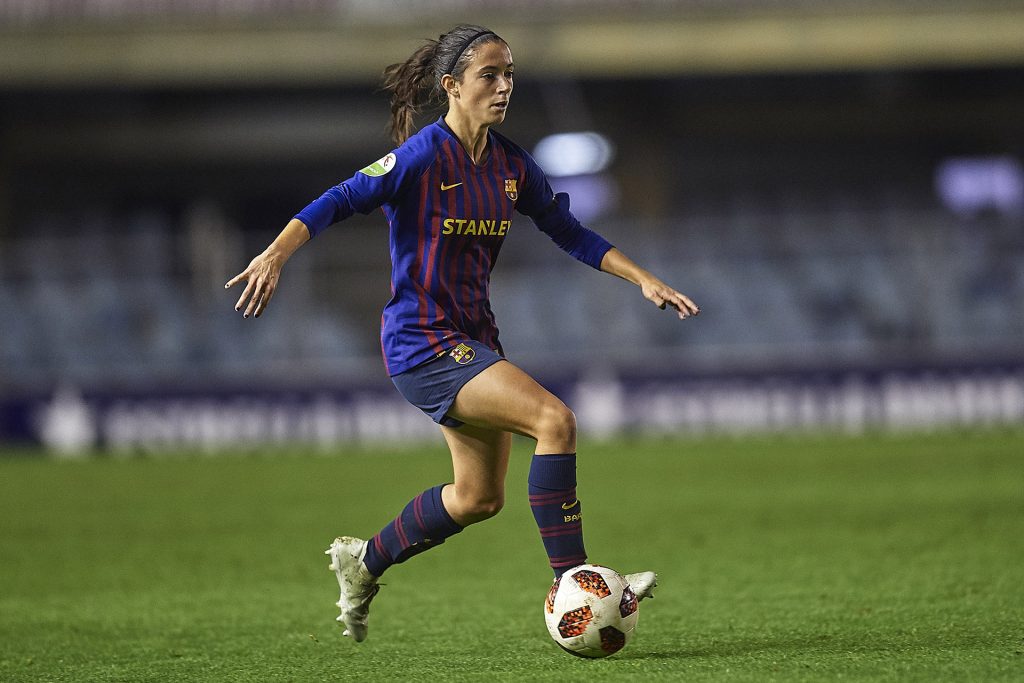 Aitana Bonmatí jugando con el FC Barcelona.