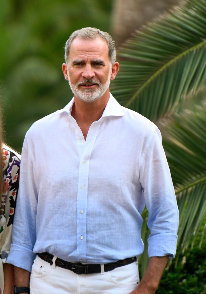 El rey Felipe durante sus vacaciones en Mallorca