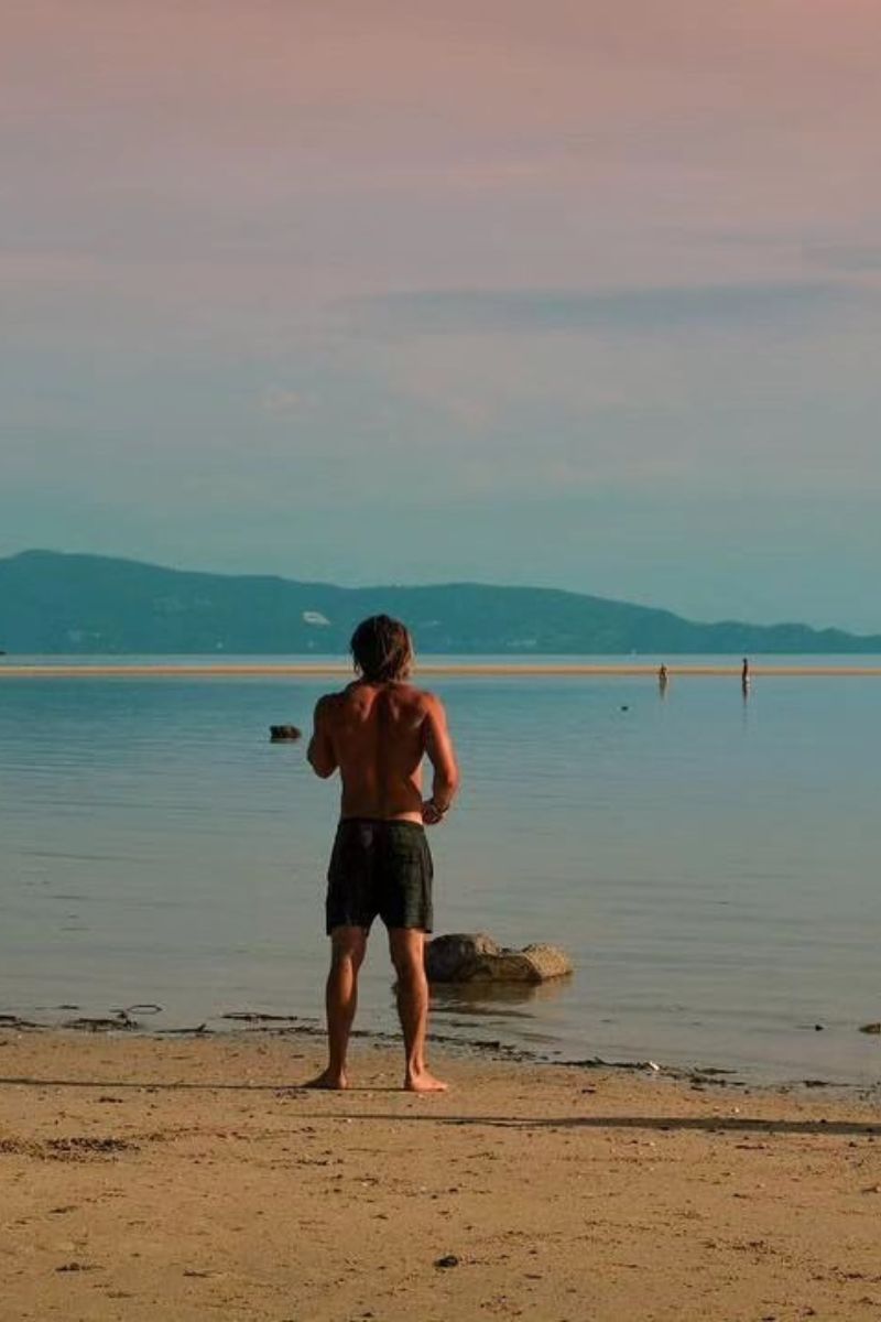 El supuesto Daniel Sancho en una playa de Tailandia