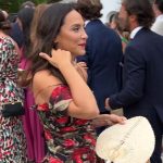 Tamara Falcó acude a la boda de Luisa Bergel