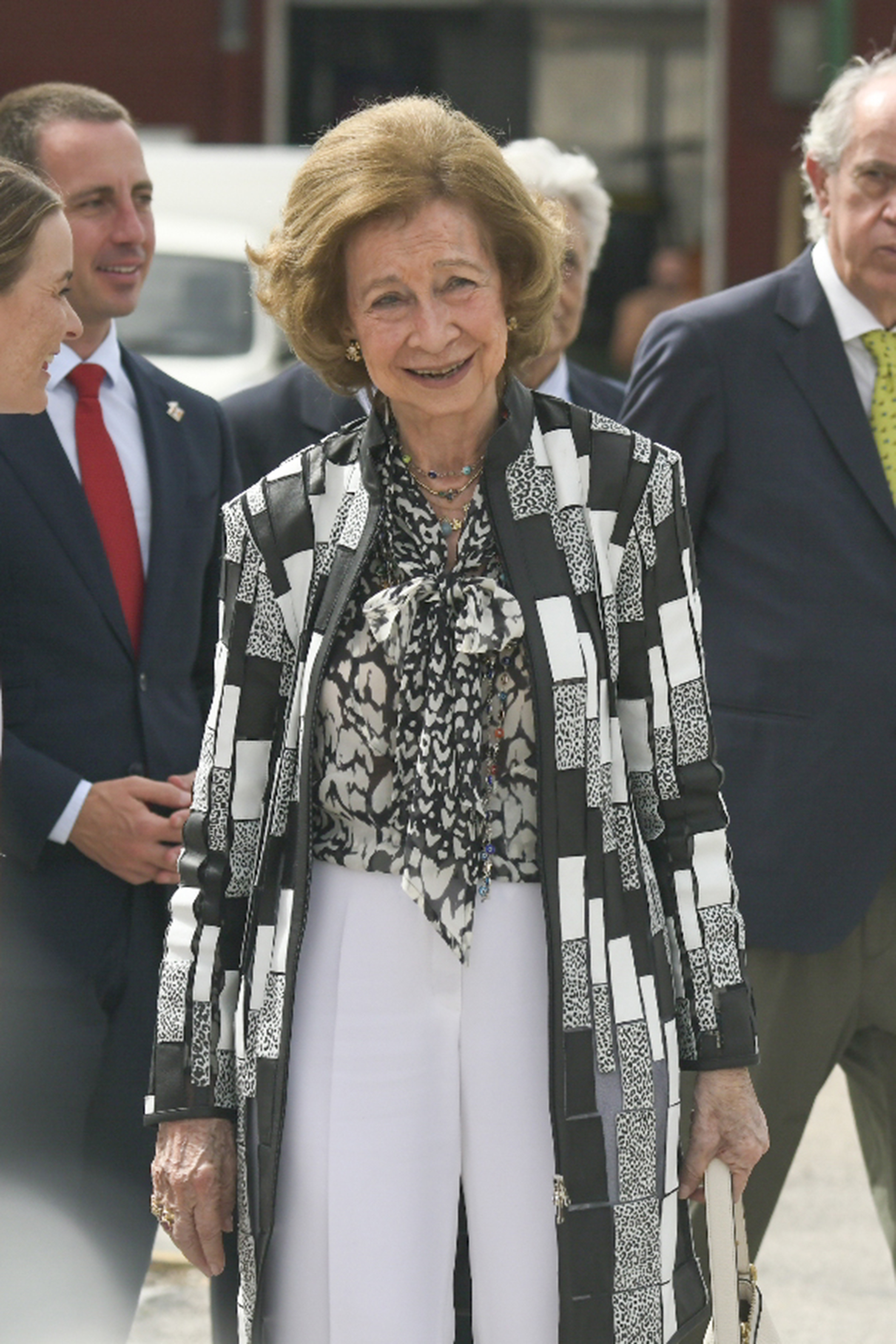 La Reina Sofía en Mallorca.