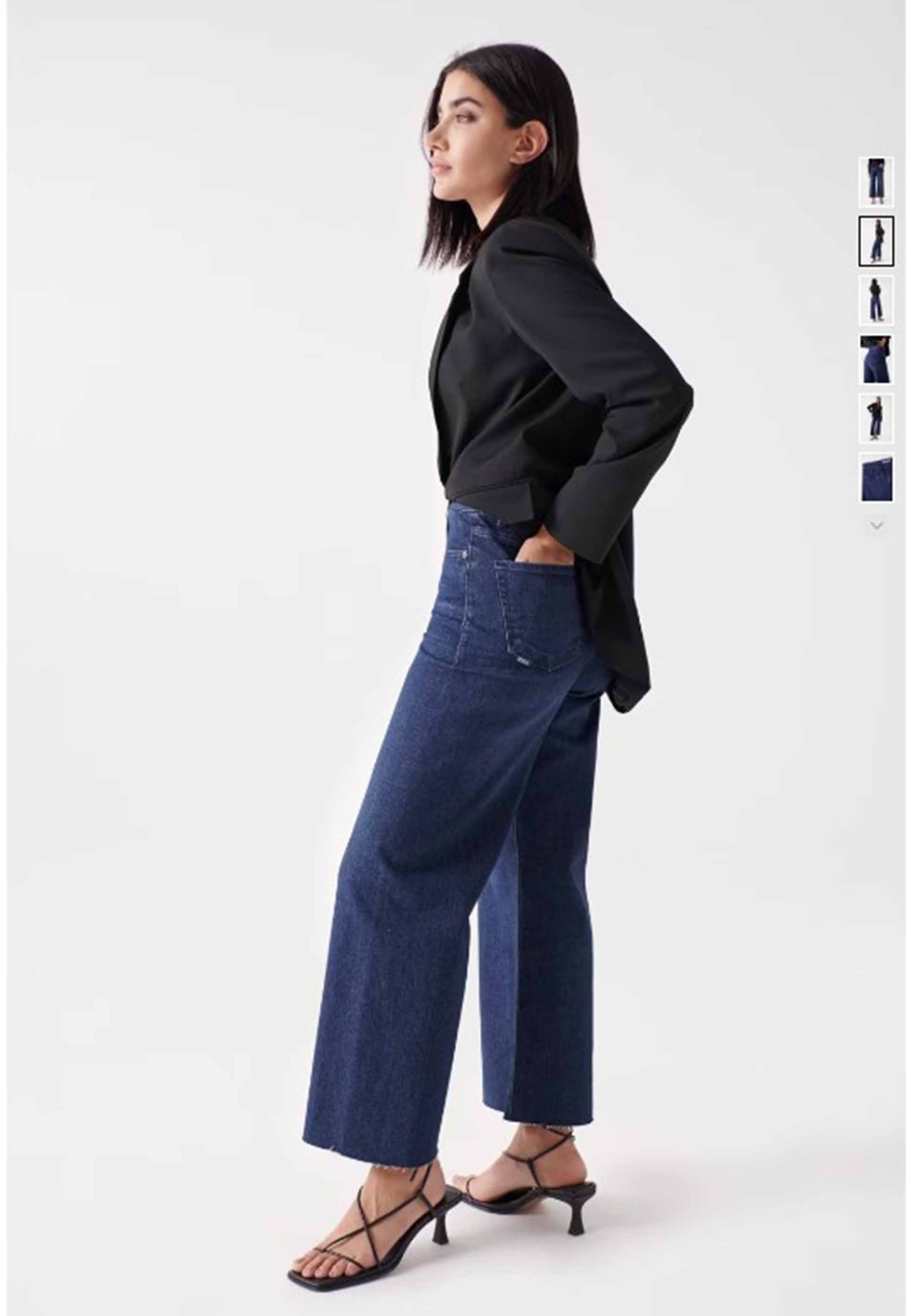 Pantalones culotte vaqueros de Salsa Jeans