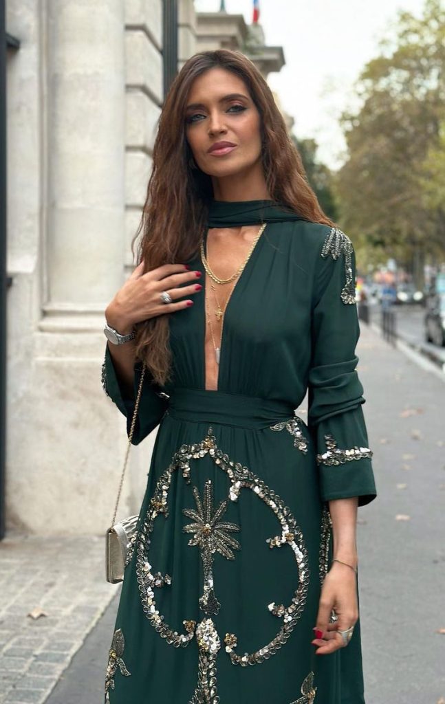 Sara Carbonero vestido verde