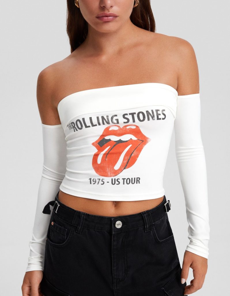 Bershka camiseta Rolling Stones