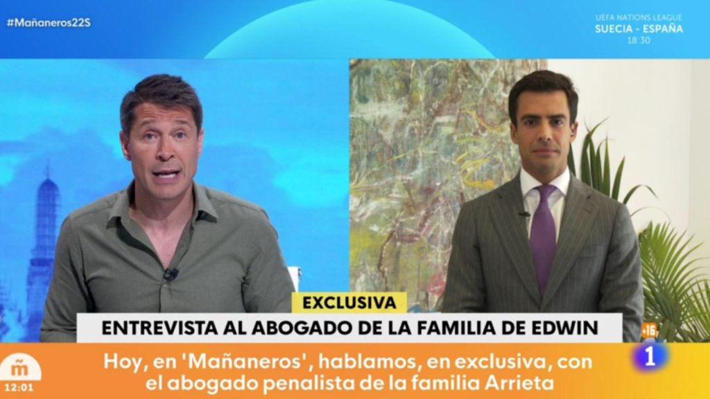 Juan Gonzalo Ospina, nuevo abogado de la familia de Edwin Arrieta, entrevista en Mañaneros