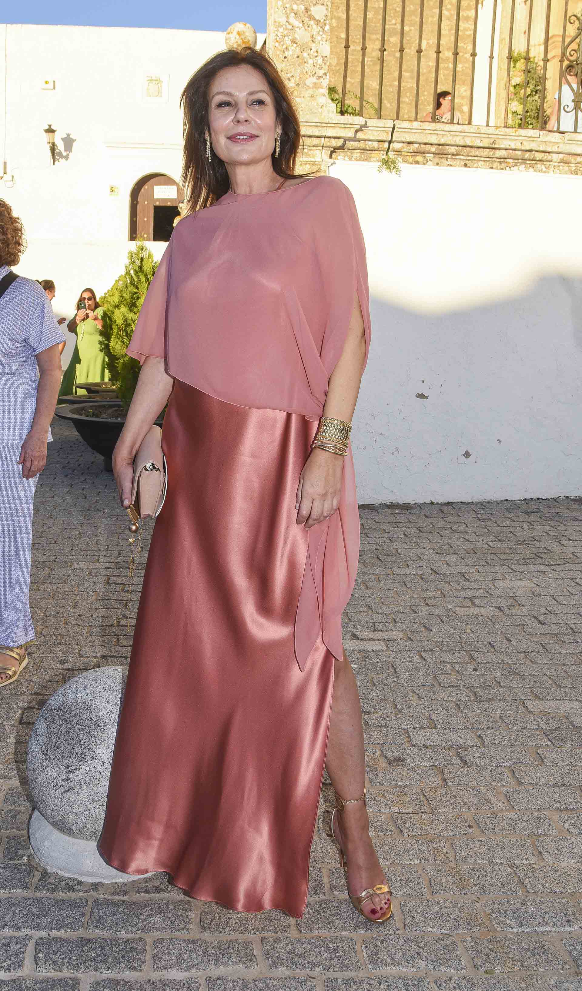 Nuria González acude a la boda de Javier Prado y Catalina Vereterra. Foto: Gtres