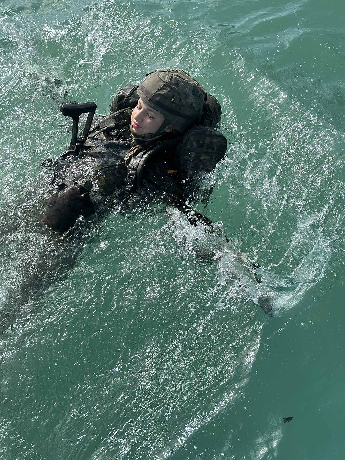 la princesa leonor de instrucción militar