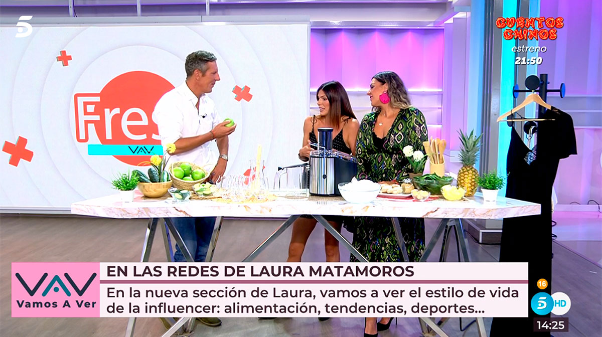 Laura Matamoros reaparece en un plató de televisión