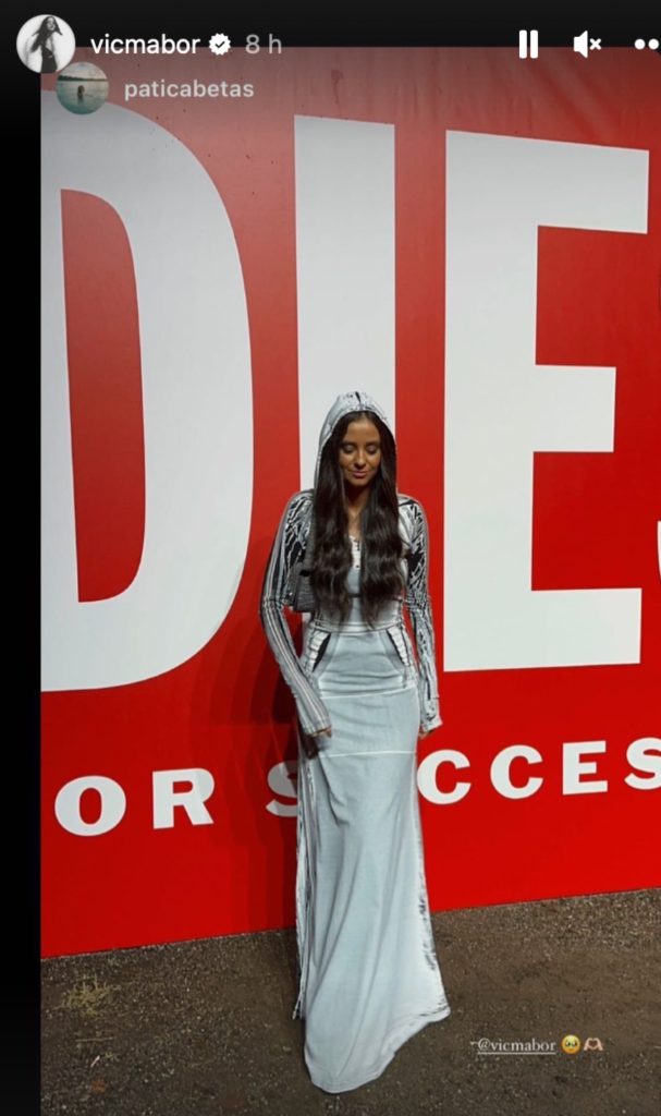 Victoria Federica en el desfile de Diesel 