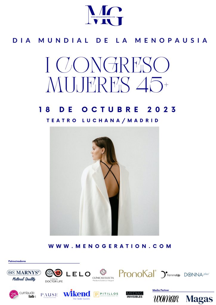 Cartel del Congreso de Mujeres de MenoGeneration.