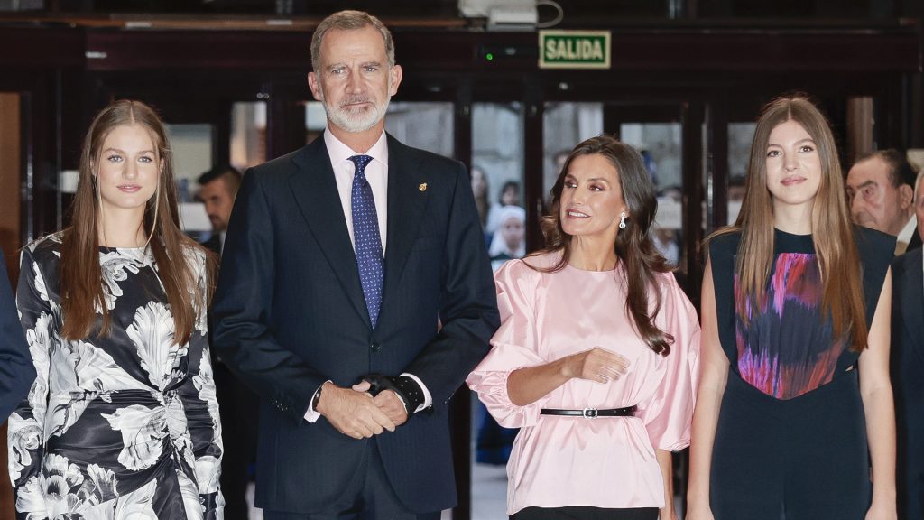 La Familia Real en el concierto previo a los Premios Princesa de Asturias.