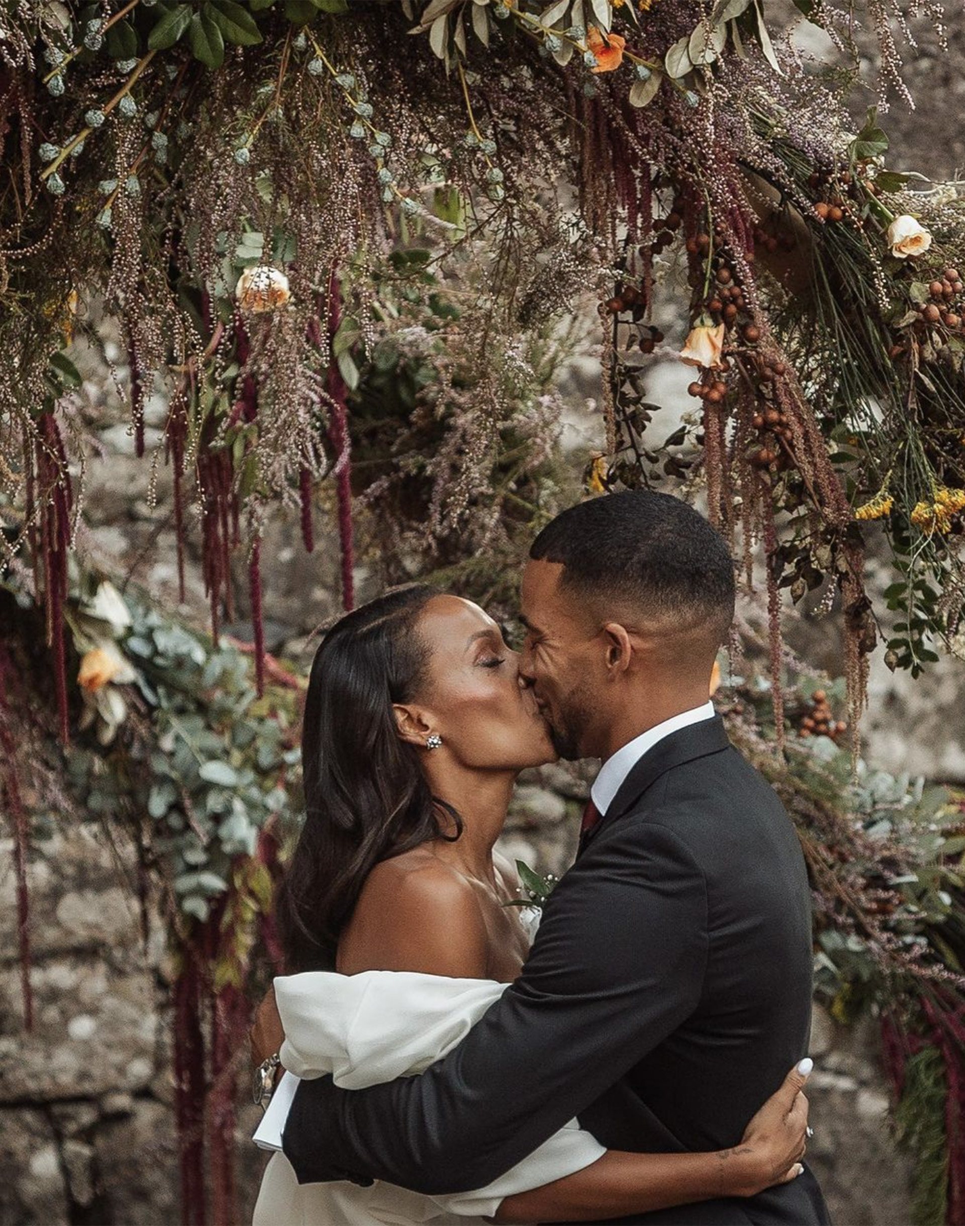 Ana Peleteiro en el día de su boda.