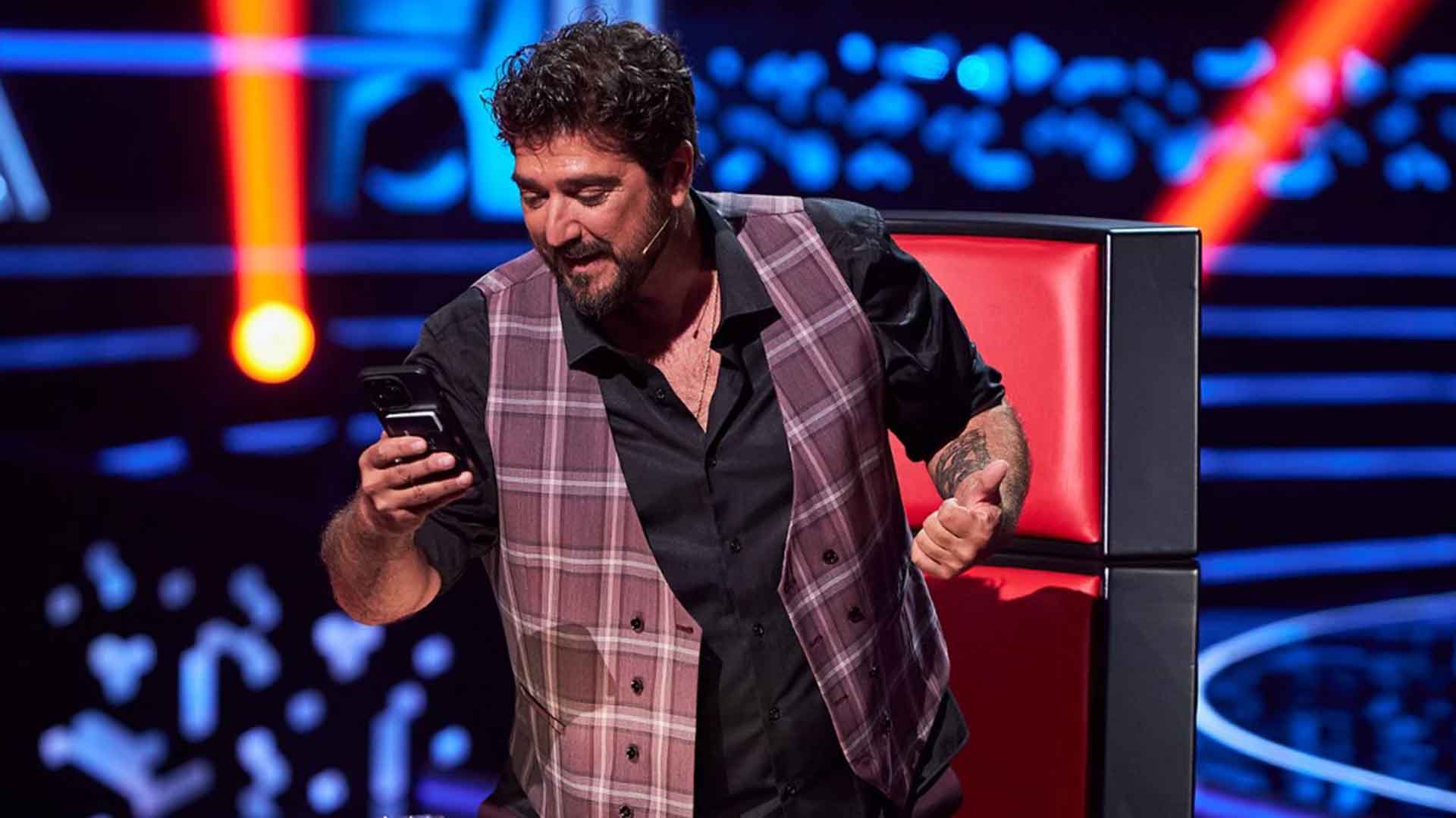 Antonio Orozco en el talent show 'La Voz' de Antena 3