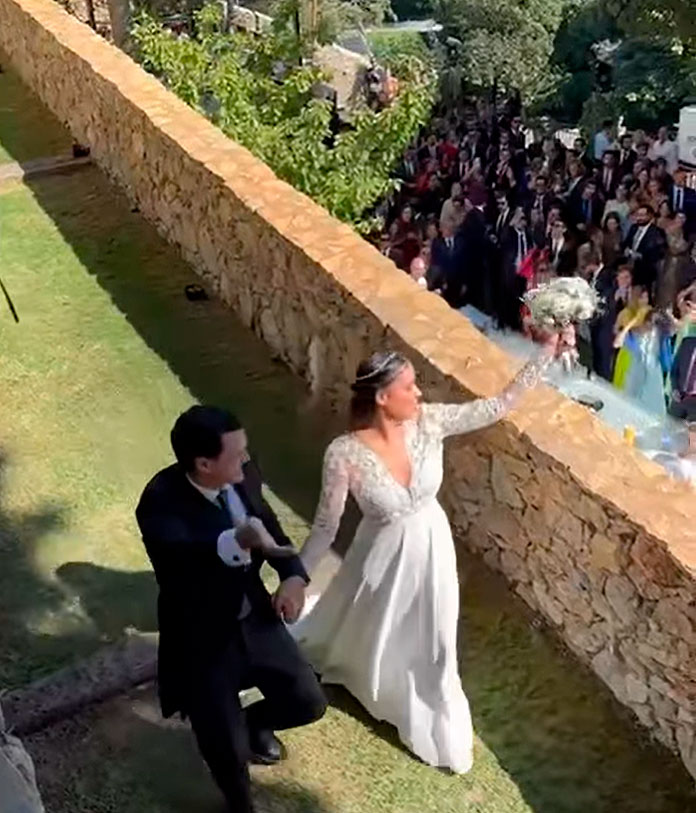 Las primeras palabras de Carolina Monje tras boda con Álex Lopera