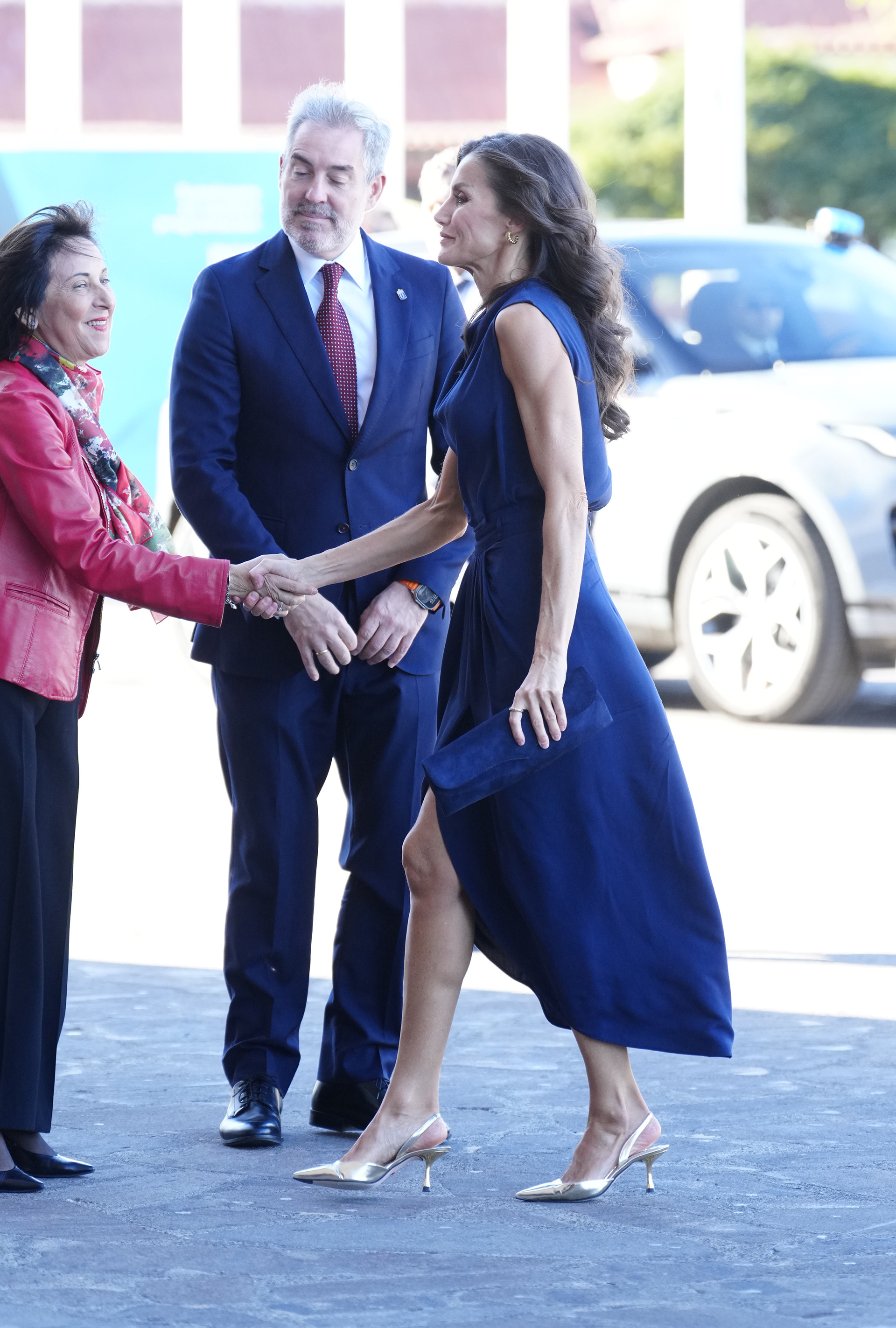 La Reina Letizia en un acto en Tenerife.