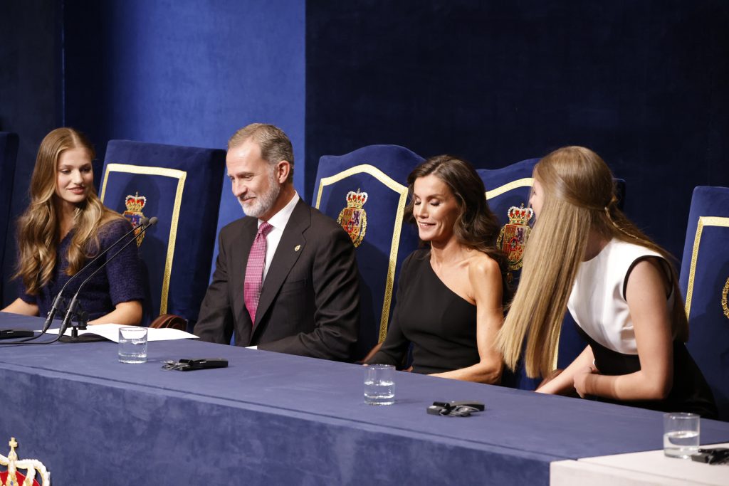La Familia Real en los Premios Princesa de Asturias 2023.