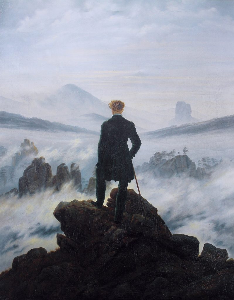 "El caminante sobre el mar de nubes", de Friedrich, es uno de os cuadros favoritos de la Princesa Leonor.