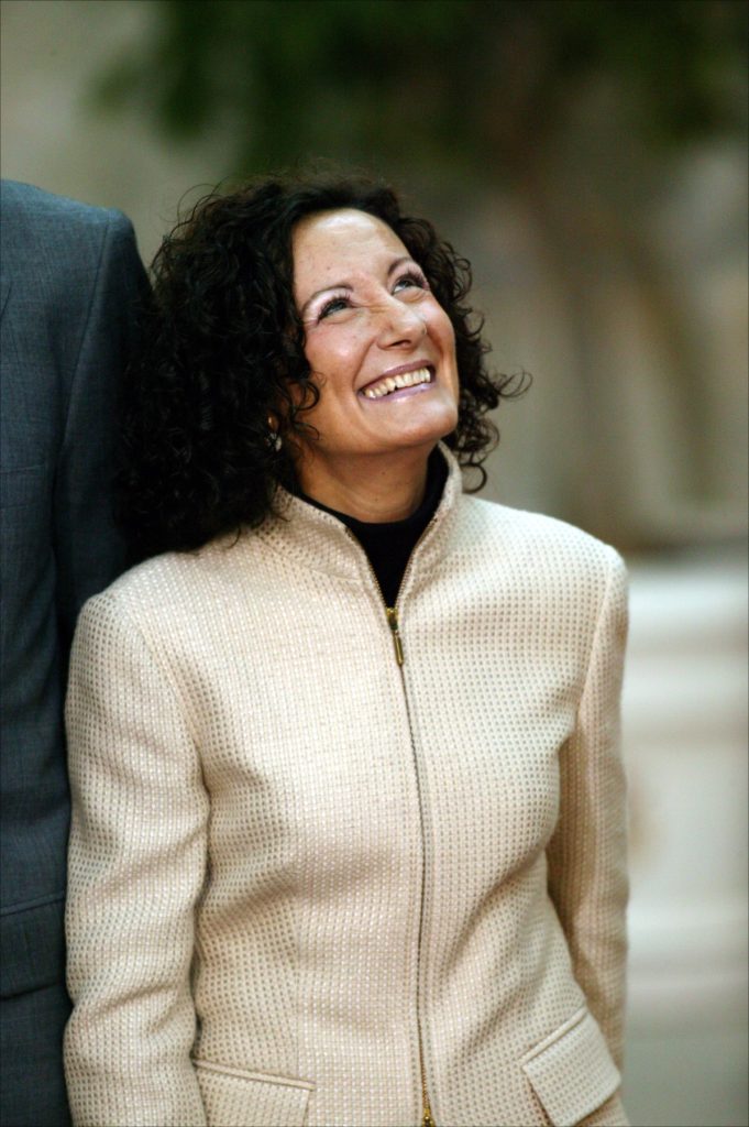Paloma Rocasolano y sus cejas en el año 2003