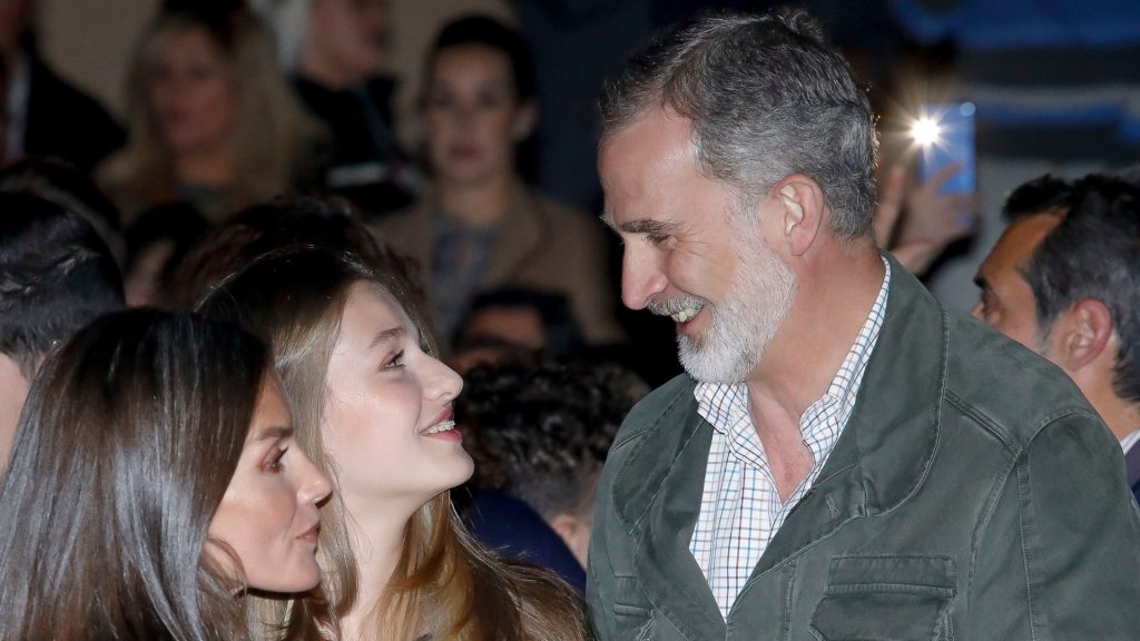 La princesa Leonor, Felipe VI y la Reina Letizia