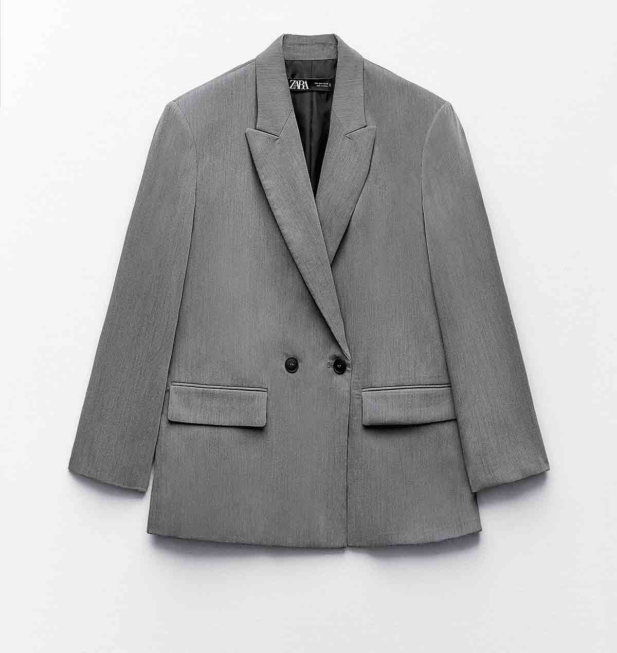 Blazer gris de Zara