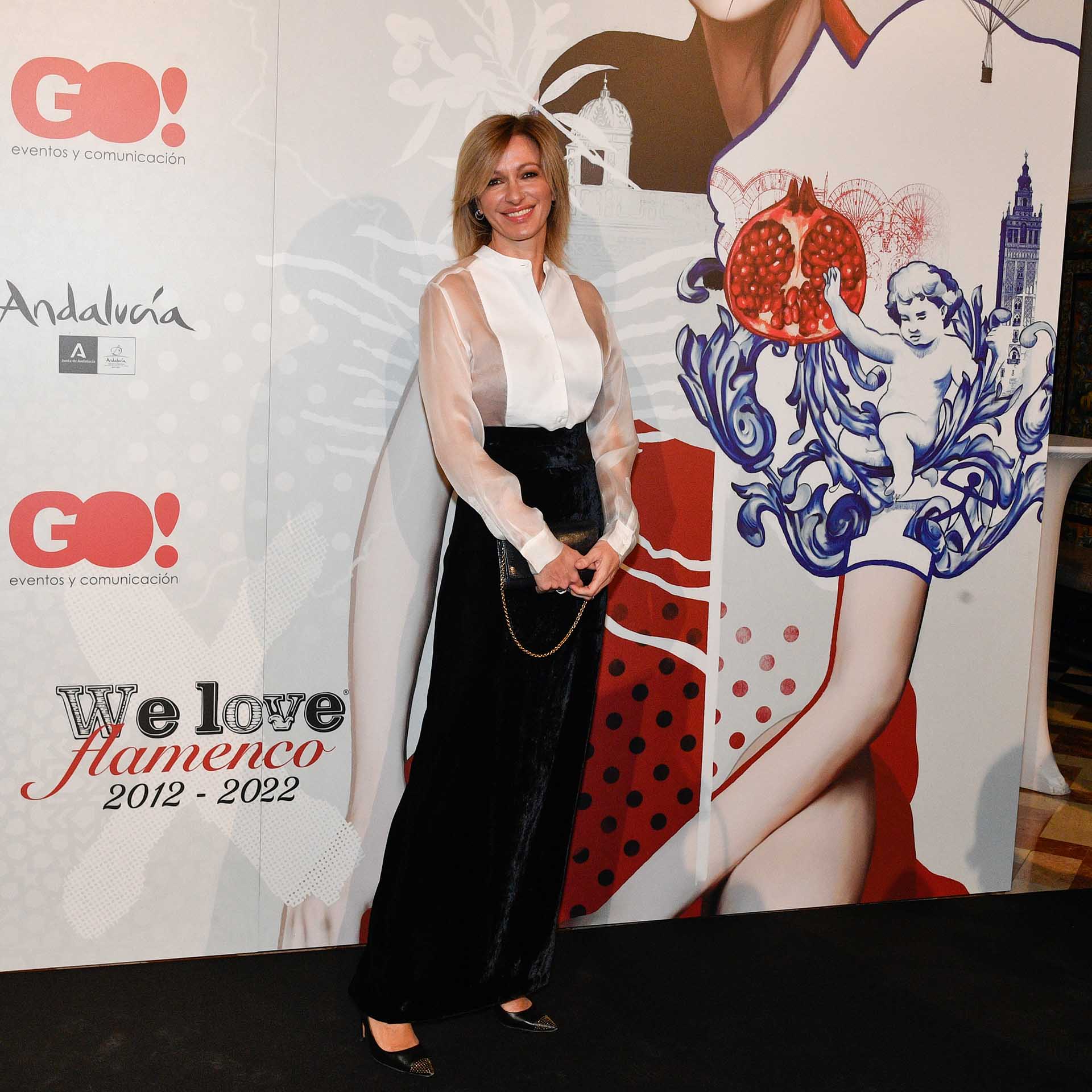 Susanna Griso con un look en blanco y negro