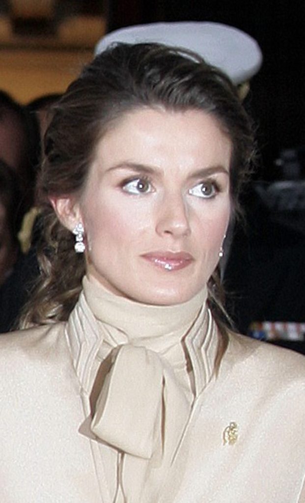 La Reina Letizia, en su época de princesa, en los Premios Princesa de Asturias de 2004