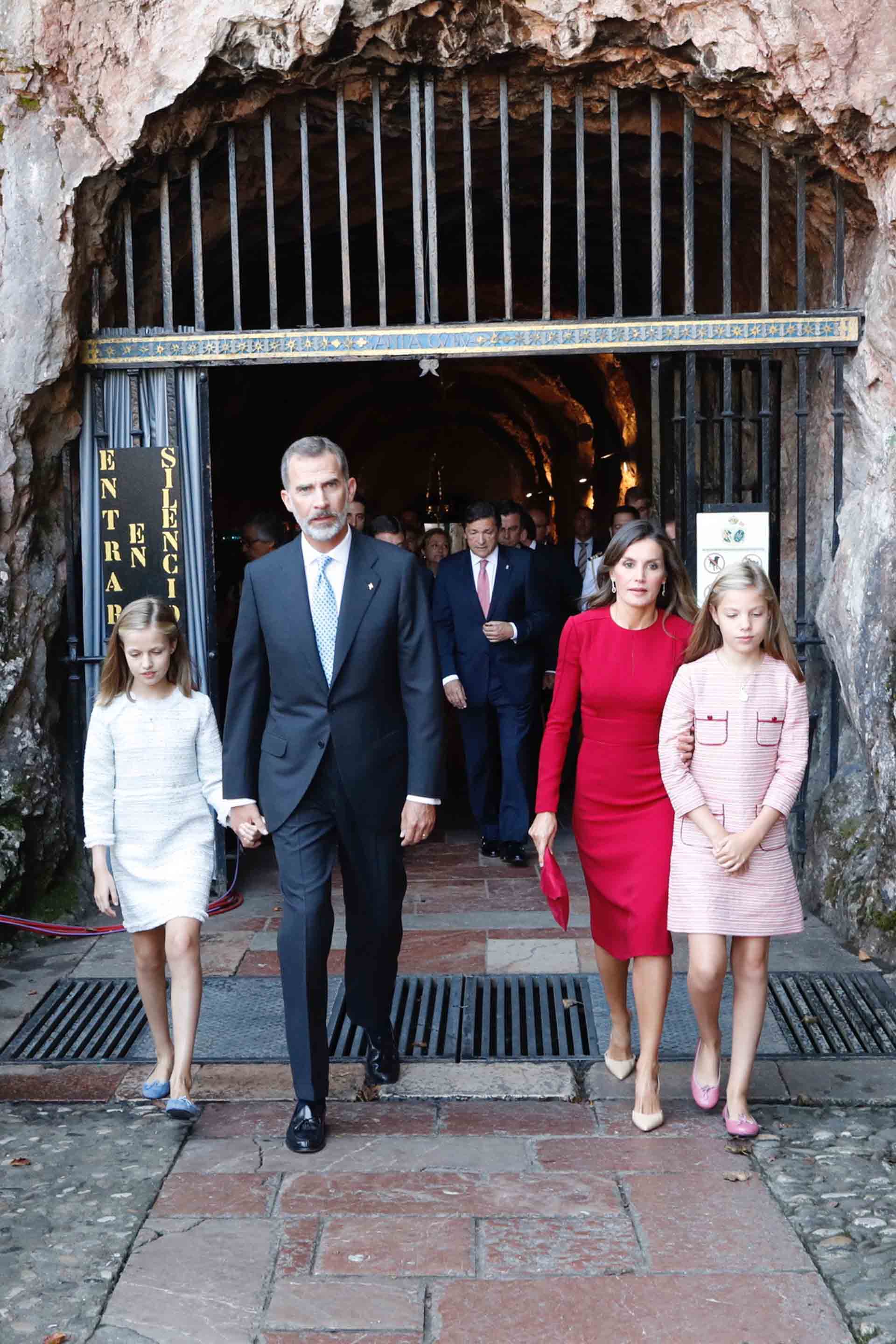 La Princesa Leonor visita por primera vez Covadonga de forma oficial
