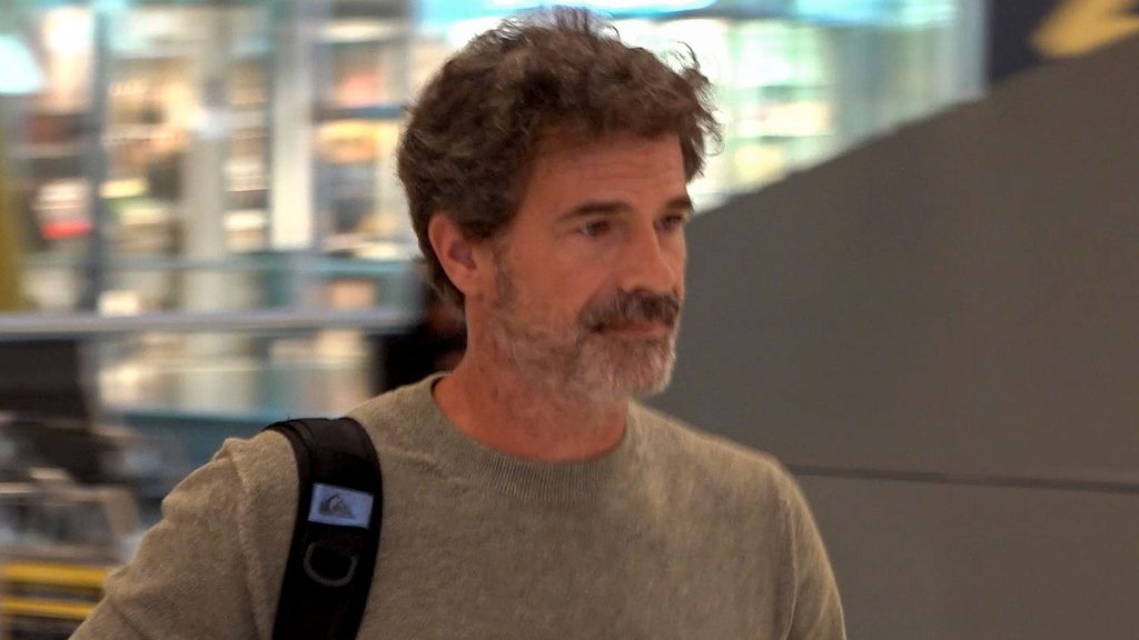 Rodolfo Sancho en el aeropuerto de Madrid el pasado mes de septiembre