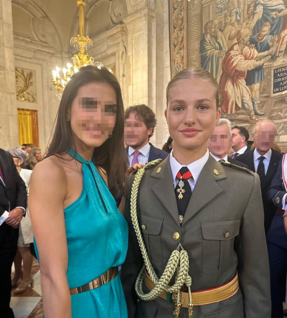 La Princesa Leonor en la Fiesta Nacional.