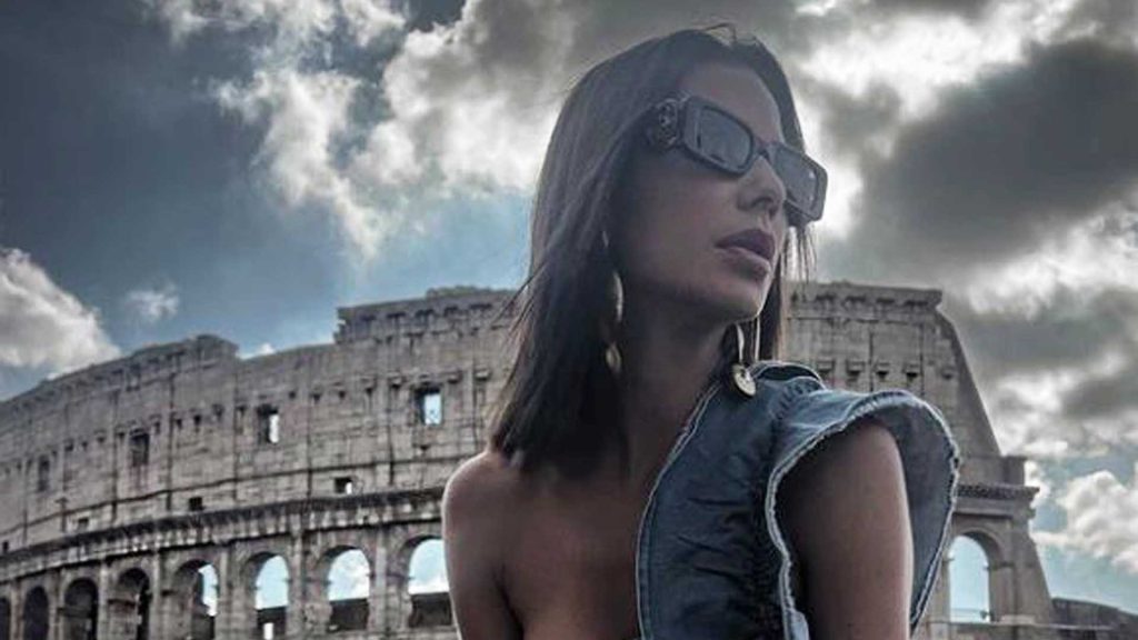 Tamara Gorro en Roma, viaje que ha realizado con Ezequiel Garay
