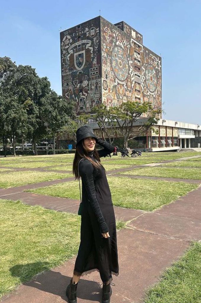 Carla Barber posa en México