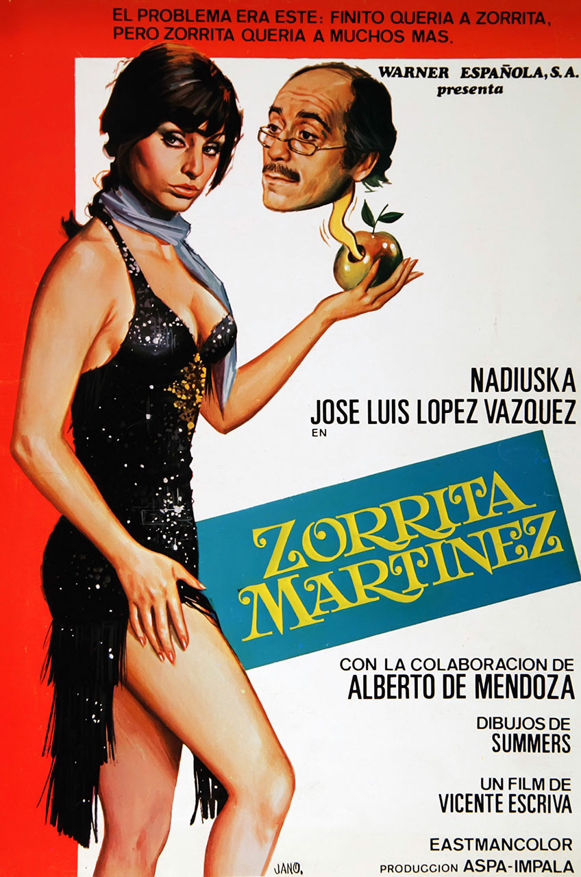 Cartel Película Nadiuska: Zorrita Martínez
