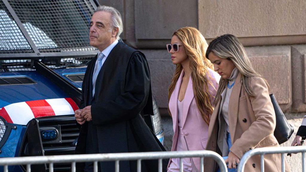 El despliegue de seguridad del juicio de Shakira que tantas críticas ha despertado