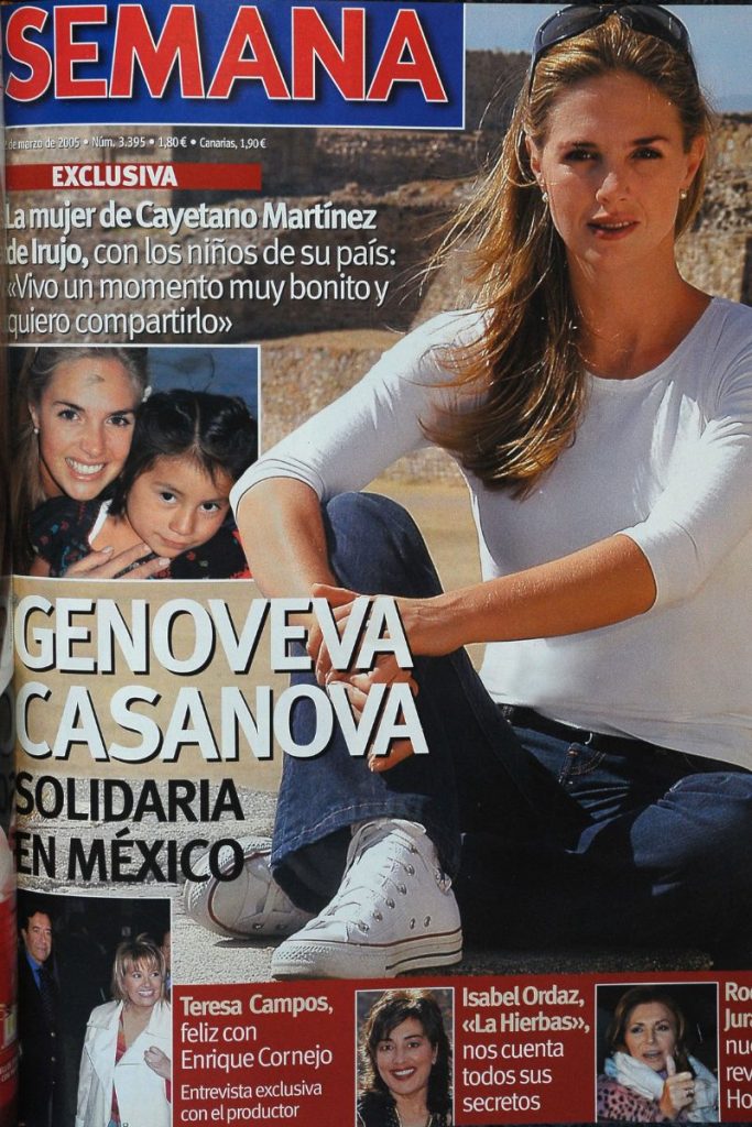Genoveva Casanova protagonizó su primera portada para un medio español en revista SEMANA