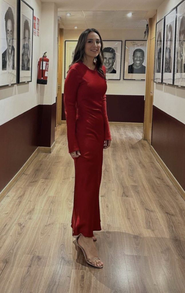 Tamara Falcó vestido rojo Zara