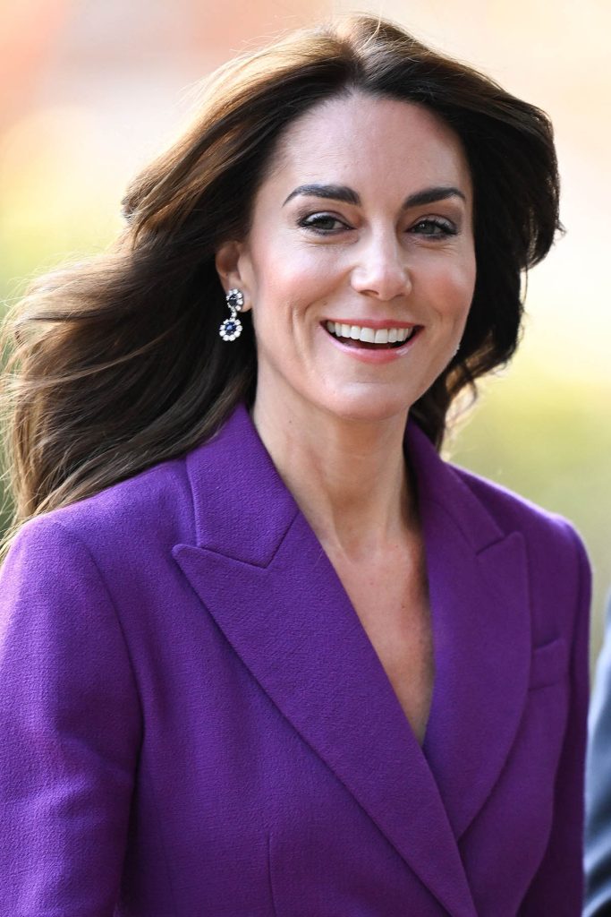 Kate Middleton, con los pendientes de zafiros de Lady Di 