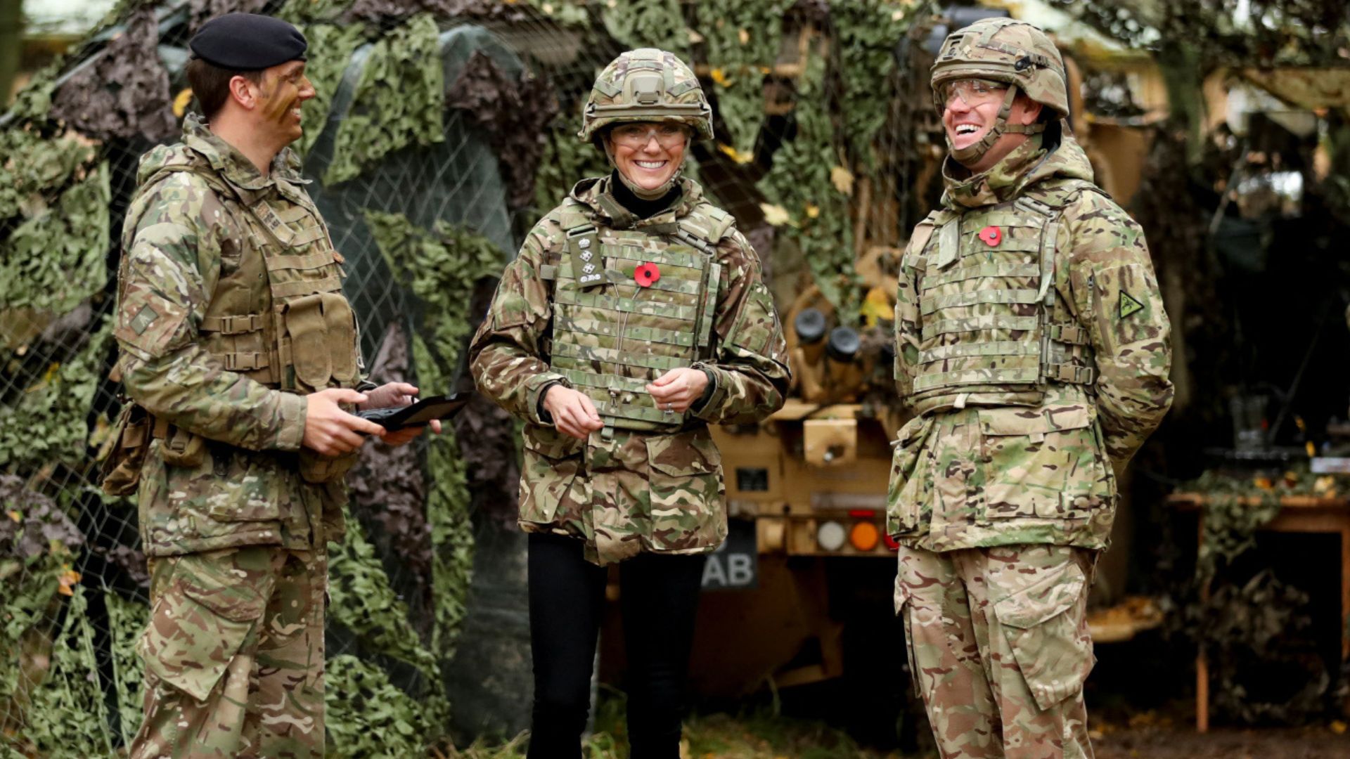 Kate Middleton se viste de militar y debuta como coronel en jefe