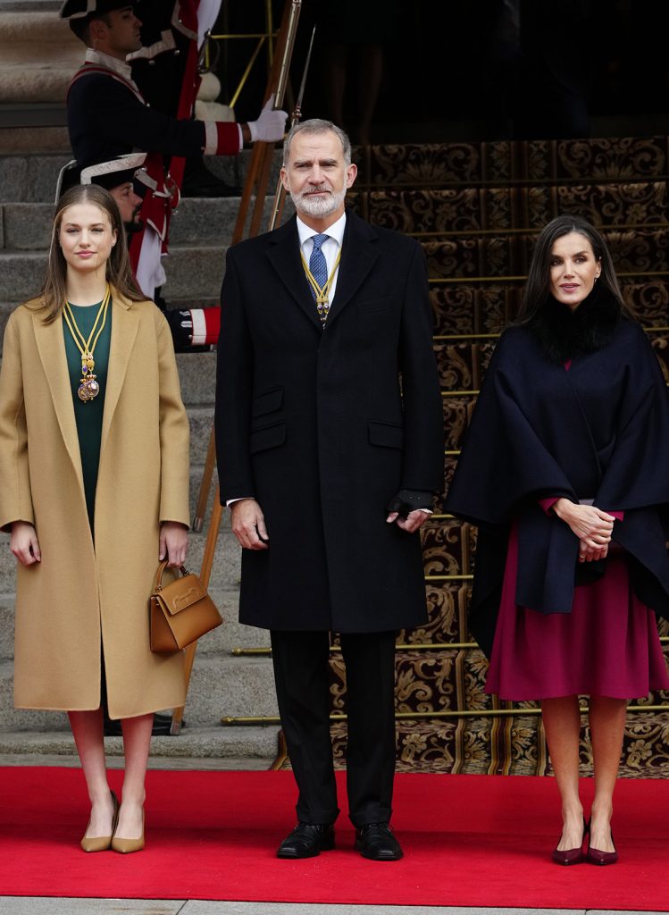 Los Reyes y la Princesa Leonor presiden la apertura de las cortes en 2023