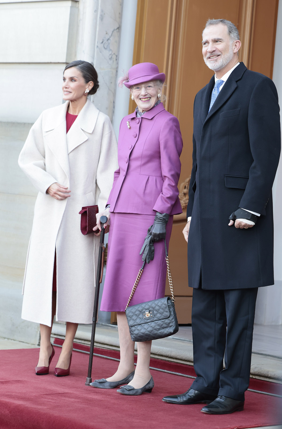 reina letizia, rey felipe, reina margarita de dinamarca